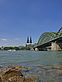 Hohenzollernbrücke vom Kennedy Ufer